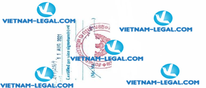 Kết quả Xác nhận Khoản thuế đã nộp vào NSNN cho Người nộp thuế số 247 Việt Nam sử dụng tại Thái Lan ngày 11 08 2021