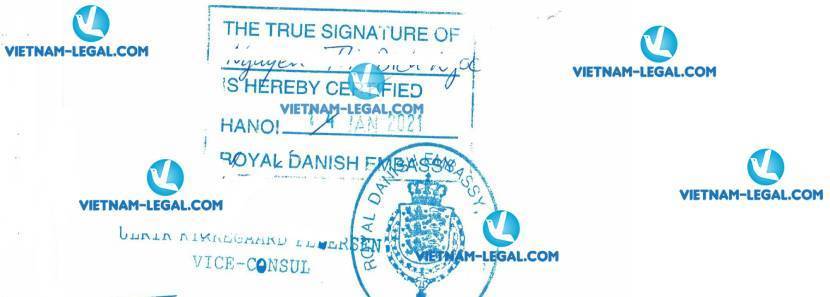 Kết Quả Chứng Nhận Lãnh Sự Chứng Nhận Độc thân Việt Nam Sử Dụng Tại Đan Mạch 14 01 2021