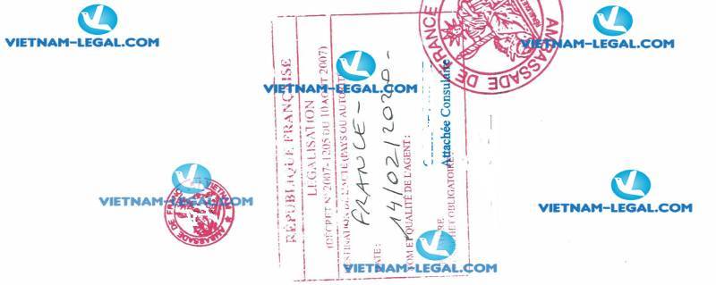 Kết Quả Chứng Nhận Lãnh Sự Thẻ Căn Cước Việt Nam Sử Dụng Tại Pháp Ngày 14 02 2020