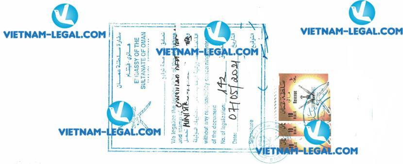 Kết Quả Giấy Chứng Nhận GMP Việt Nam Sử Dụng Tại Oman Ngày 07 05 2021