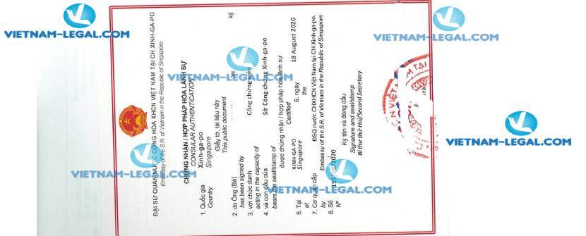 Kết Quả Giấy Phép Chứng Chỉ Phần Mềm của Singapore Sử Dụng Tại Việt Nam Ngày 18 08 2020