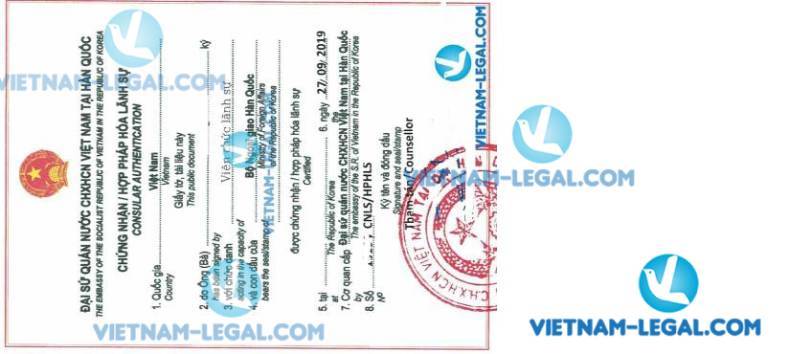 Kết Quả Hợp Pháp Hóa Bằng Lái Ô Tô Hàn Quốc Sử Dụng Tại Việt Nam tháng 9 2019