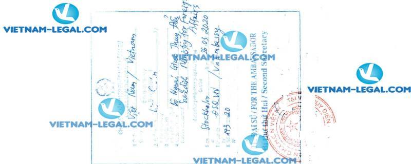 Kết Quả Hợp Pháp Hóa Lãnh Sự Giấy Thông Báo Của Công Ty Thụy Điển Sử Dụng Tại Việt Nam Ngày 26 03 2020