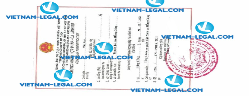 Kết quả Giấy xác nhận tình trạng cư trú cấp tại Hồng Kông sử dụng tại Việt Nam ngày 21 05 2021