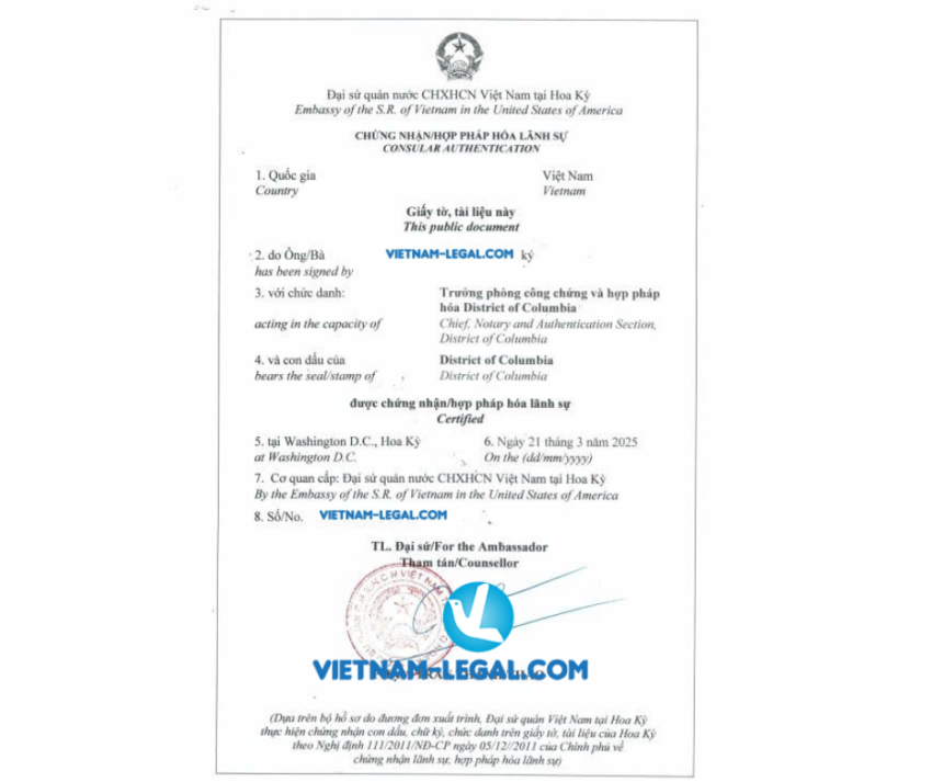 Bằng Mỹ về Vn
