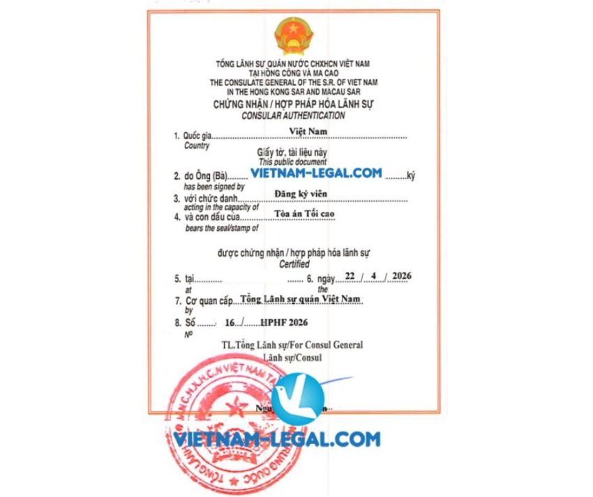 Giấy Li hôn Hàn Vn 22 04 26