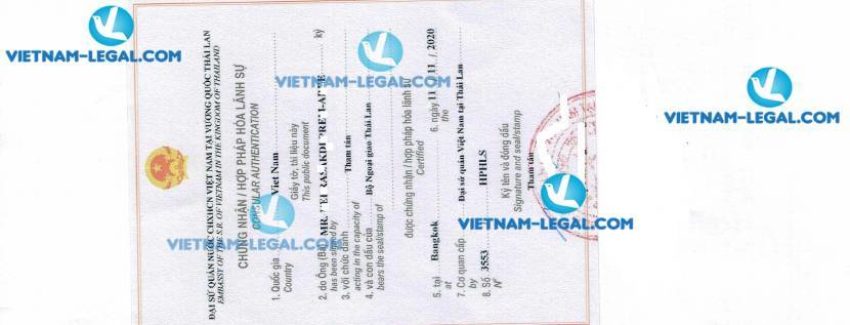 Kết Quả Bằng Thạc Sĩ Thái Lan Sử Dụng Tại Việt Nam Ngày 11 11 2020