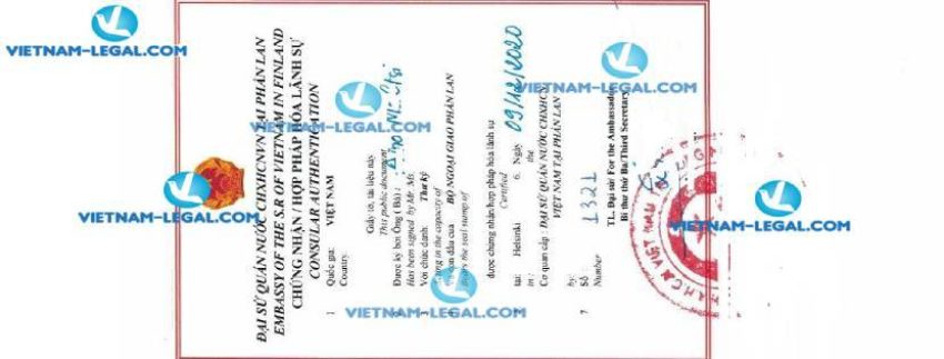 Kết Quả Bằng Đại Học Từ Phần Lan Sử Dụng Tại Việt Nam Ngày 09 12 2020