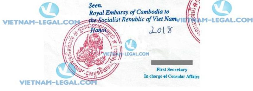 Kết Quả Chứng Nhận Lãnh Sự Giấy Khai Sinh Việt Nam Sử Dụng Tại Căm Pu Chia