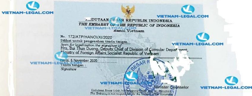 Kết Quả Chứng Nhận Xuất Xứ Sản Phẩm Việt Nam Sử Dụng Tại Indonesia Ngày 06 11 2020 2