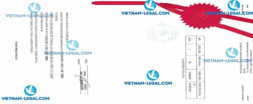 Kết Quả Giấy Kêt Hôn Việt Nam Sử Dụng Tại ISRAEL Ngày 11 09 2020