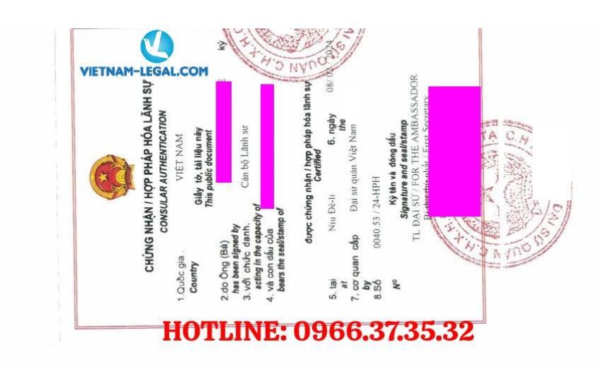 Kết quả hợp pháp hóa bằng cấp tại Nepal sử dụng tại Việt Nam ngày 8 2 2024