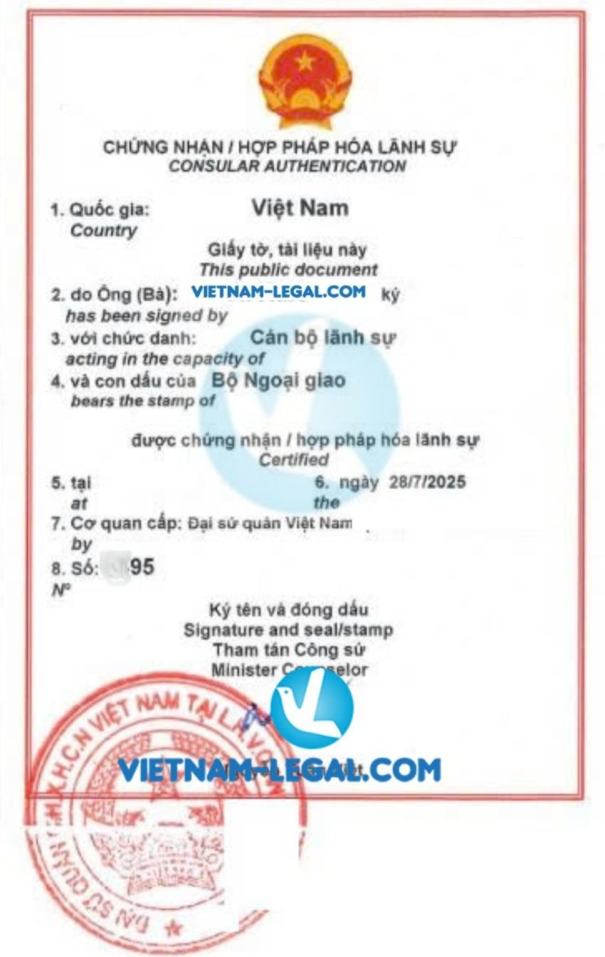 Tài liệu giấy tờ công ty BVI dùng tại Việt Nam