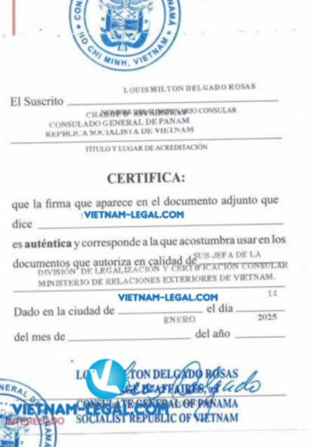 Giấy chứng nhận lưu hành sản phẩm cấp tại VN sử dụng tại Panama