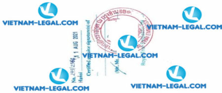 Kết quả Thông báo nộp thuế vào NSNN cấp tại Việt Nam sử dụng tại Thái Lan ngày 11 08 2021