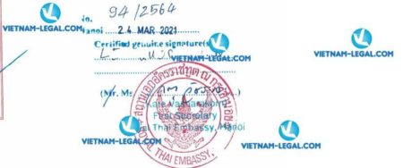 Kết Quả Chứng Nhận Lãnh Sự Chứng Nhận Đăng Ký Sản Phẩm Việt Nam Sử Dụng Tại Thái Lan Ngày 24 03 2021