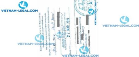 Kết Quả Chứng Nhận Lãnh Sự Giấy Khai Sinh Việt Nam Sử Dụng Tại Đức Tháng 03 2019