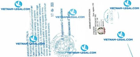 Kết Quả Chứng Nhận Lãnh Sự Thông Tin Cổ Đông Của Công Ty Việt Nam Sử Dụng Tại I ta li a Ý Ngày 17 04 2020