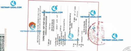 Kết Quả Hợp Pháp Hóa Giấy Tờ Công Ty Peru No 635 Sử Dụng Tại Việt Nam Ngày 25 11 2020