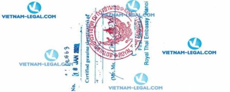 Kết Quả Hợp Pháp Hóa Lãnh Sự Chứng Nhận An Toàn Thực Phẩm Úc Sử Dụng Tại Thái Lan Ngày 18 01 2020