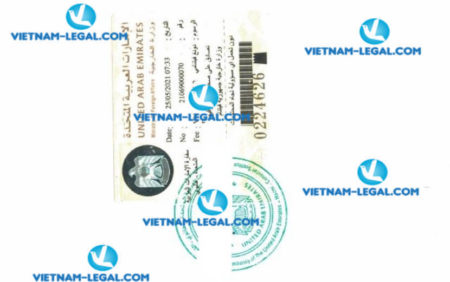Kết quả Giấy Khai sinh cấp tại Việt Nam sử dụng tại UAE ngày 25 05 2021