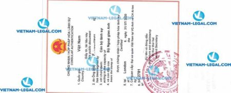 Kết quả Thư thông báo của công ty Anh sử dụng tại Việt Nam ngày 31 07 2020