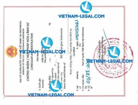 Kết quả hợp pháp hóa Bằng cấp từ Indonesia sử dụng tại Việt Nam ngày 4 5 2023 1