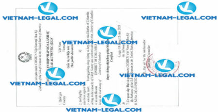 Kết quả hợp pháp hóa Certificate of authorized reseller cấp tại Mỹ sử dụng tại Việt Nam ngày 15 12 2021