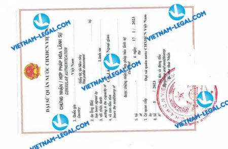 Kết quả hợp pháp hóa giấy tờ Dược phẩm cấp tại I rắc sử dụng tại Việt Nam ngày 17 1 2023