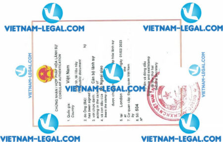 Kết quả hợp pháp hóa lãnh sự tài liệu công ty cấp tại Marshall sử dụng tại Việt Nam ngày 1 2 2023