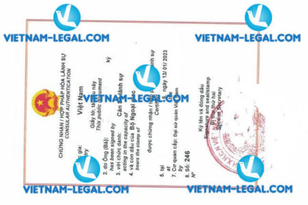 Kết quả hợp pháp hóa Đăng kí kinh doanh cấp tại Ghana sử dụng tại Việt Nam ngày 13 1 2023