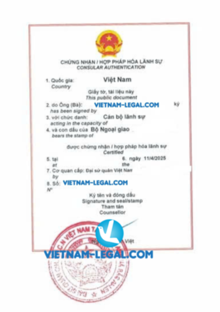 Thư ủy quyền BVI VN