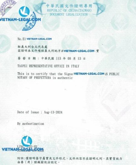 Ý dùng tại Đài loan