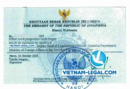 ĐKKD VN dùng tại Indonesia