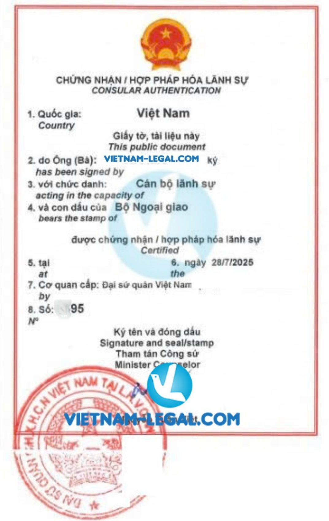Tài liệu giấy tờ công ty BVI dùng tại Việt Nam