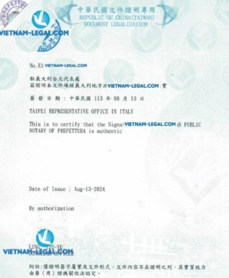 Ý dùng tại Đài loan