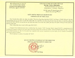 Giay chung nhan luu hanh tu do